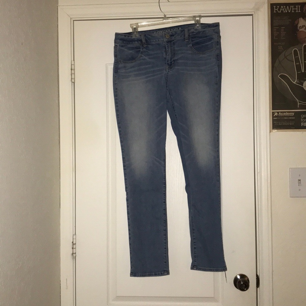 Light wash jegging
